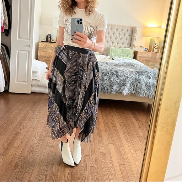 Sacai Dresses & Skirts - Stunning Sacai pleated wrap skirt